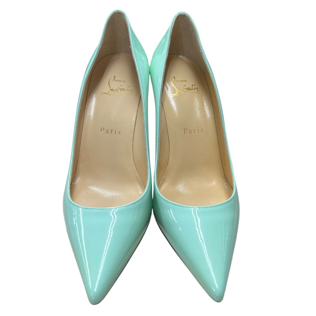 CHRISTIAN LOUBOUTIN Patent Kate Mint Green NJ139