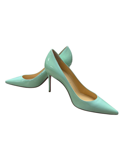 CHRISTIAN LOUBOUTIN Patent Kate Mint Green NJ139