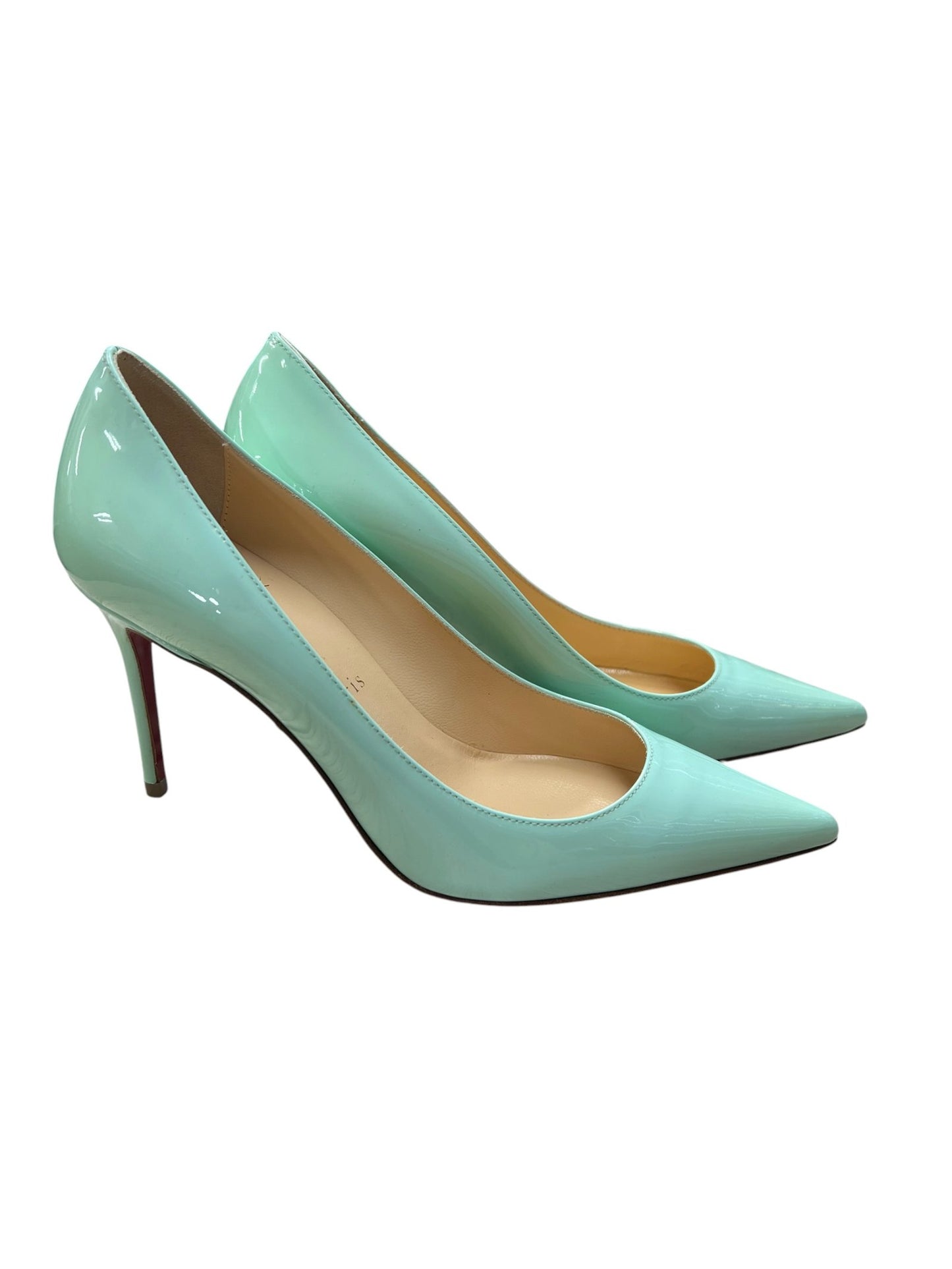 CHRISTIAN LOUBOUTIN Patent Kate Mint Green NJ139