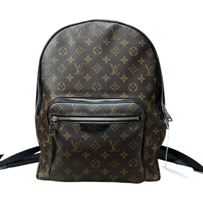 LOUIS VUITTON Monogram Canvas Bosphore Backpack Backpack Brown, Black Silver Hardware NJ154