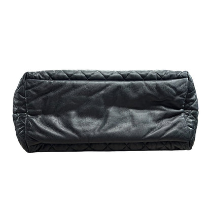 CHANEL Caviar COCO COCOON Shoulder Bag BLACK CH2254