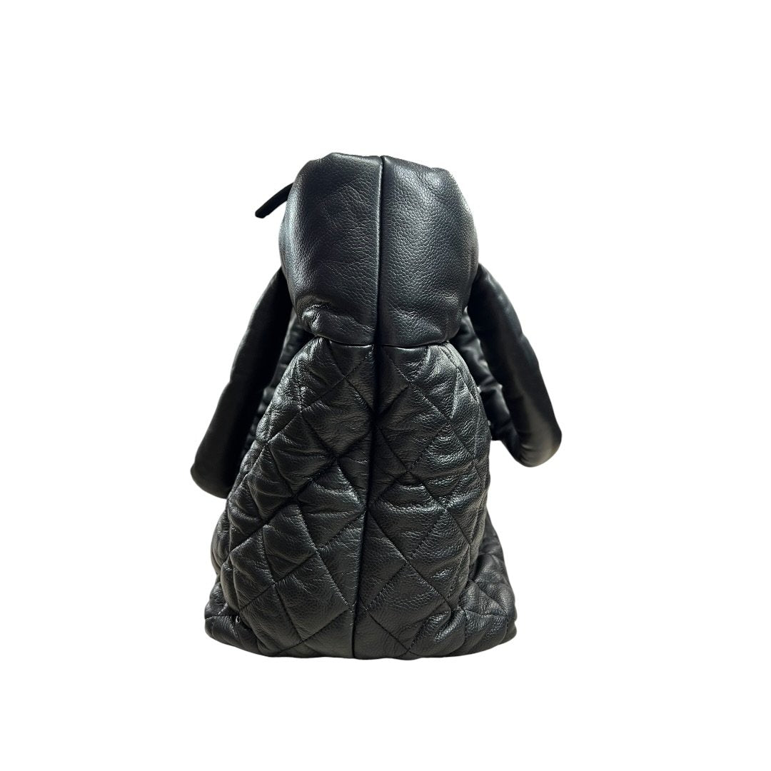 CHANEL Caviar COCO COCOON Shoulder Bag BLACK CH2254