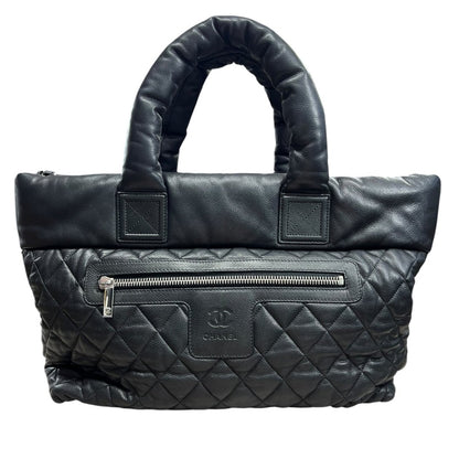 CHANEL Caviar COCO COCOON Shoulder Bag BLACK CH2254