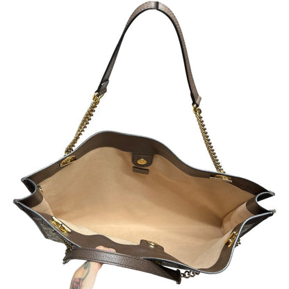 GUCCI GG Supreme Canvas Rajah Large Tote Tote Beige, Ebony, Brown, Green, Red Gold Hardware TK75