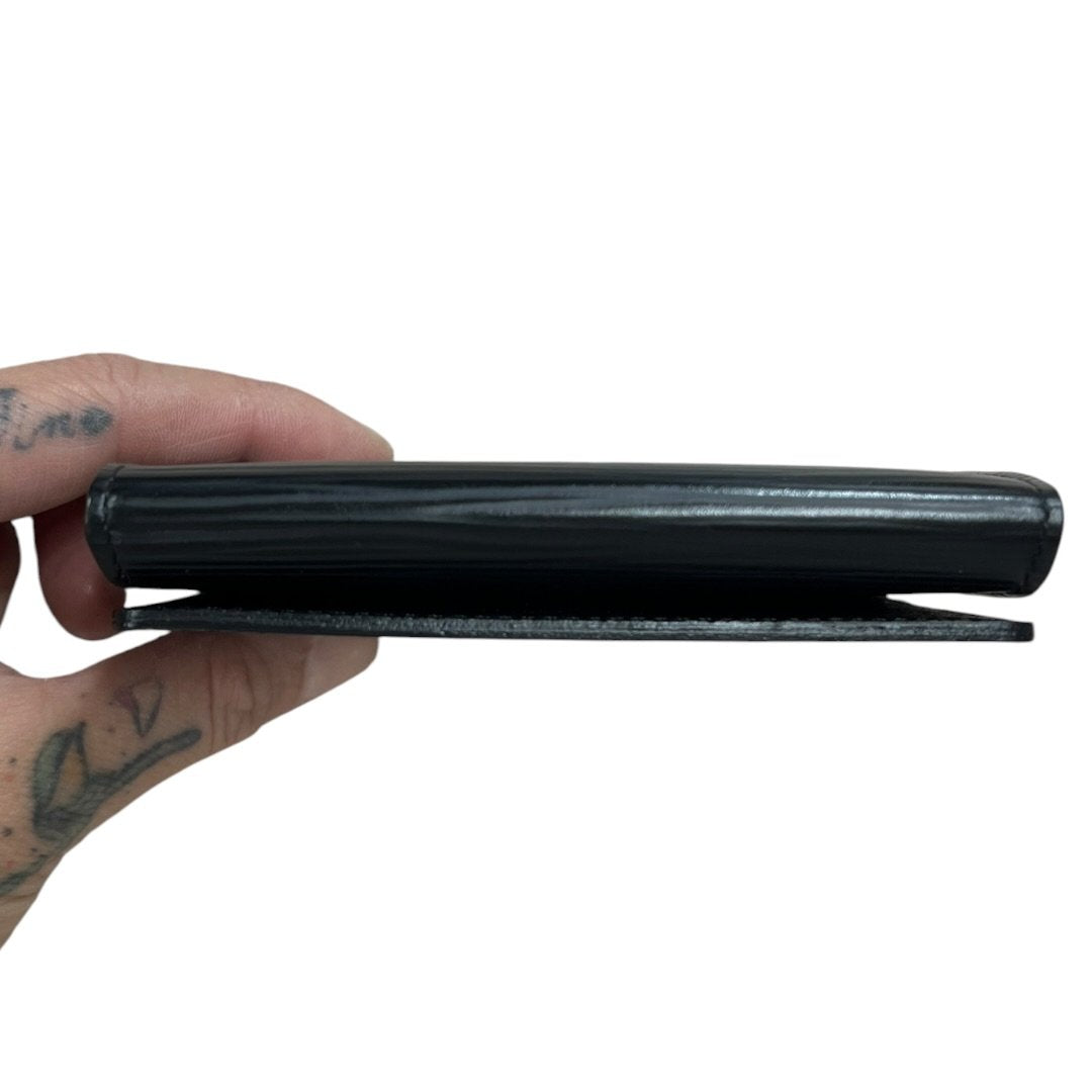 LOUIS VUITTON Epi Card Holder Wallet Black None TK68