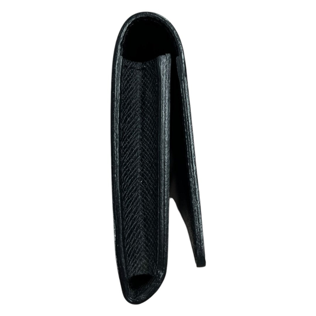 LOUIS VUITTON Epi Card Holder Wallet Black None TK68