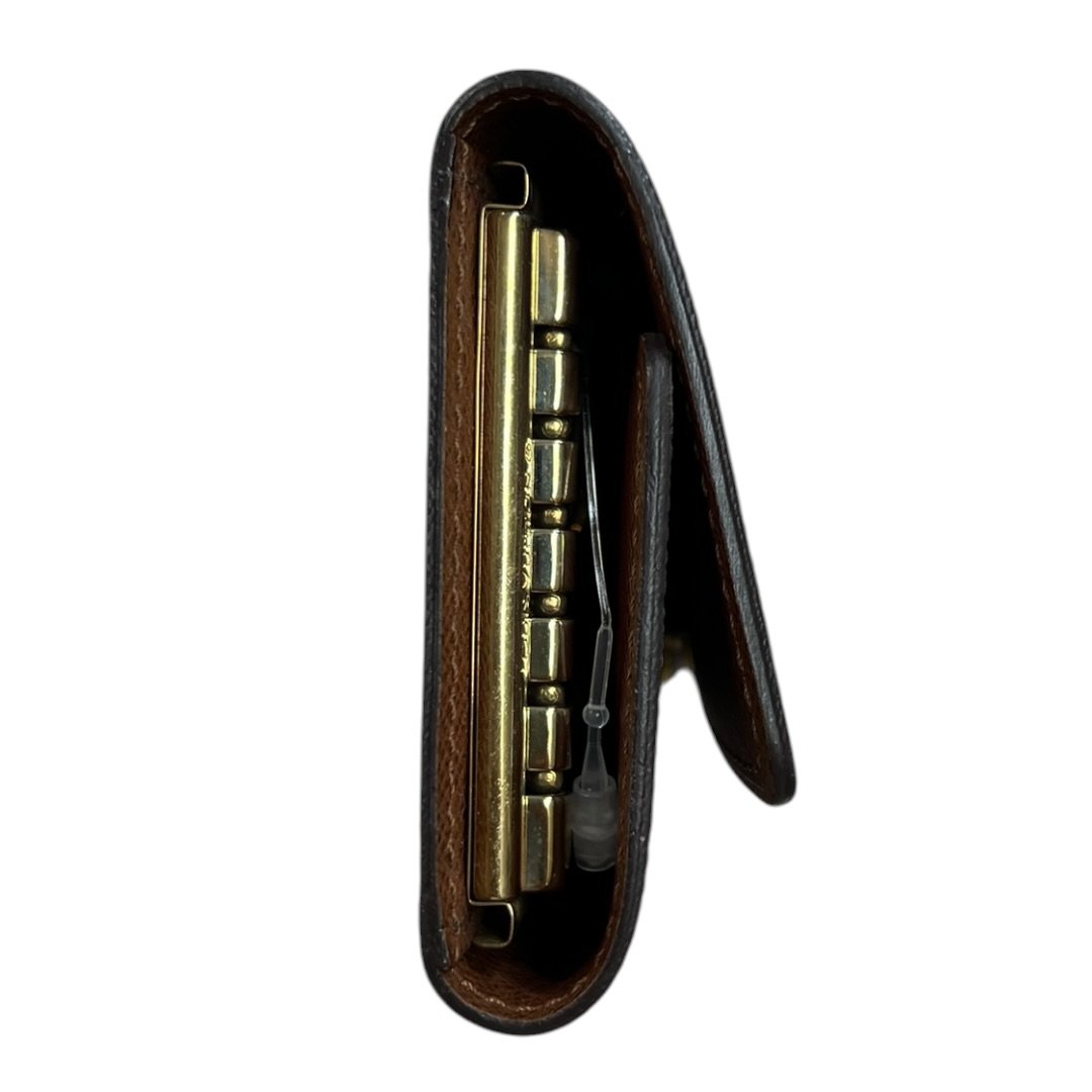 LOUIS VUITTON Monogram 6 Key Holder Key Holder Brown Gold Hardware TK78