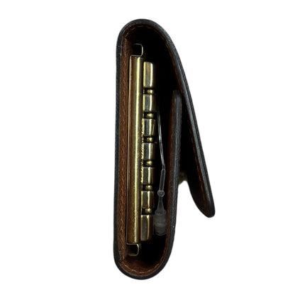 LOUIS VUITTON Monogram 6 Key Holder Key Holder Brown Gold Hardware TK78