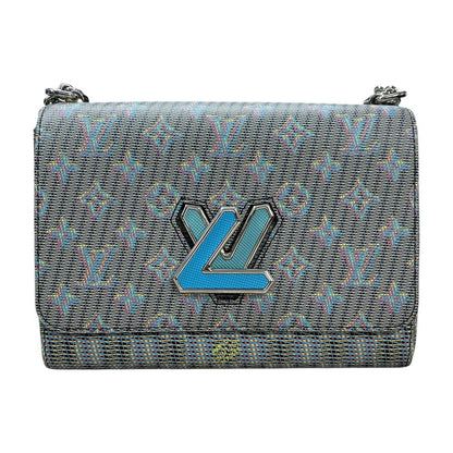 LOUIS VUITTON Jacquard Textile Vavin Chain Bag Shoulder Bag Multi-color Silver Hardware NJ162