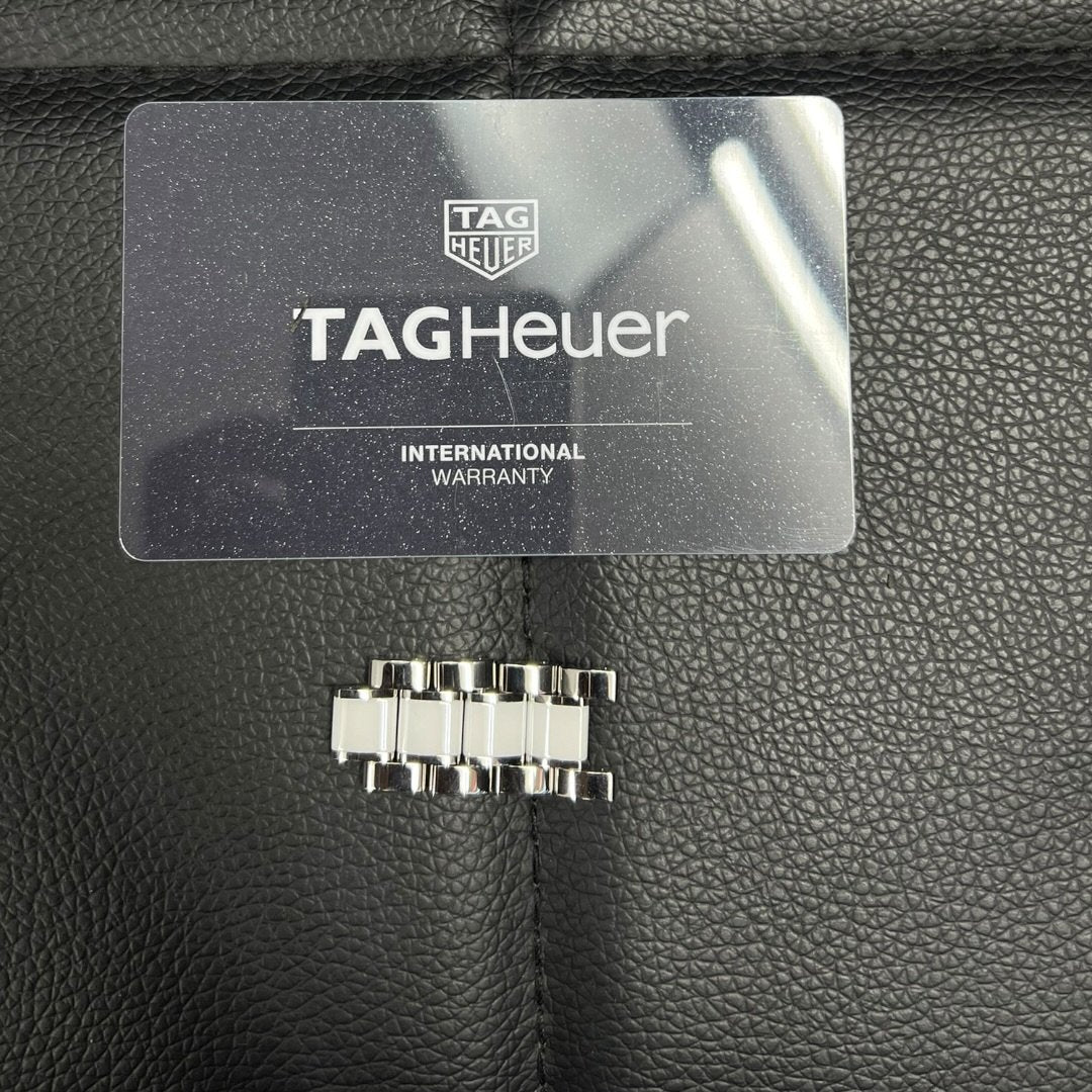 TAG HEUER Stainless Steel, Ceramic FORMULA 1 Watch White, Silver Silver Hardware NJ174