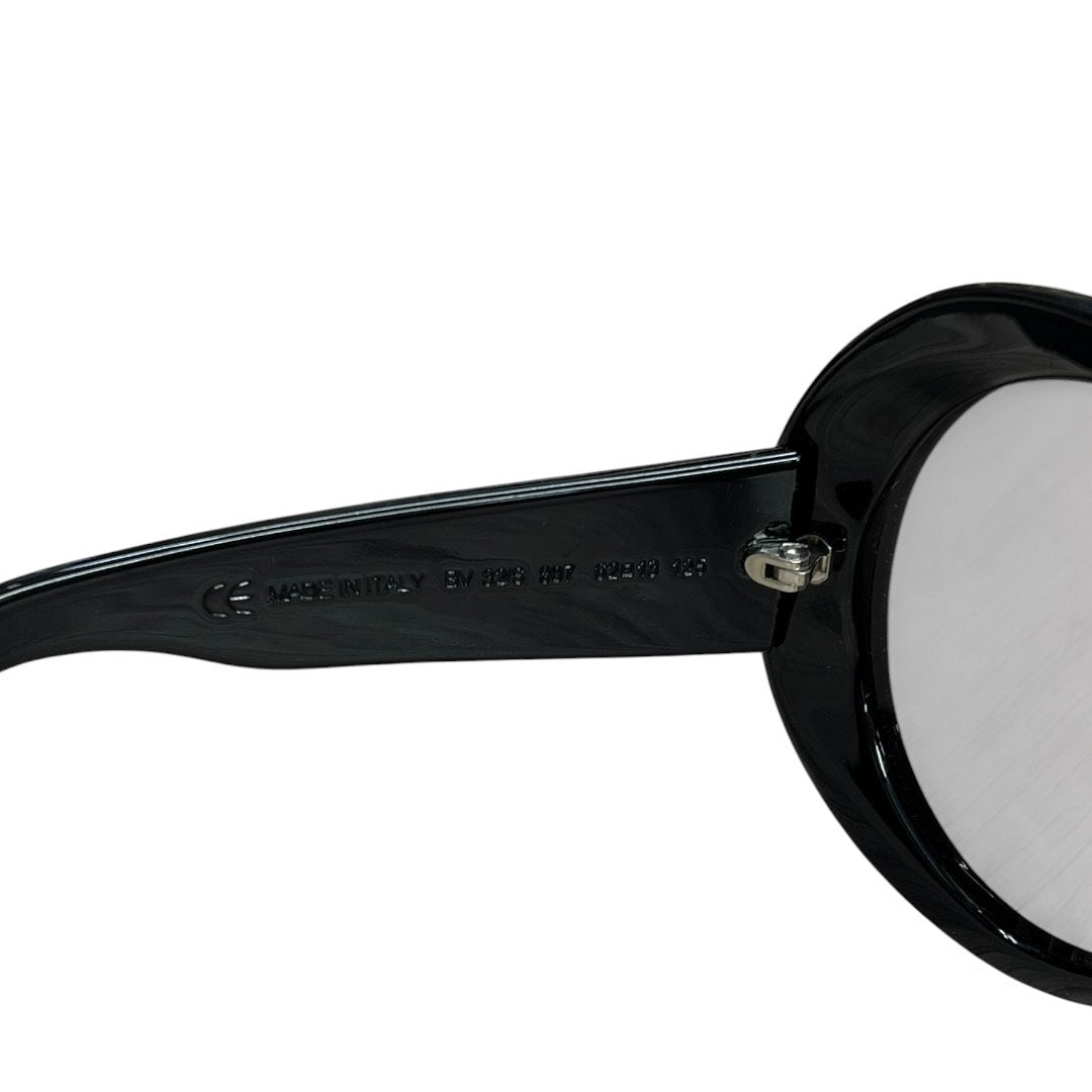 BOTTEGA VENETA Acetate BV 128 01F Black Silver Hardware NJ173