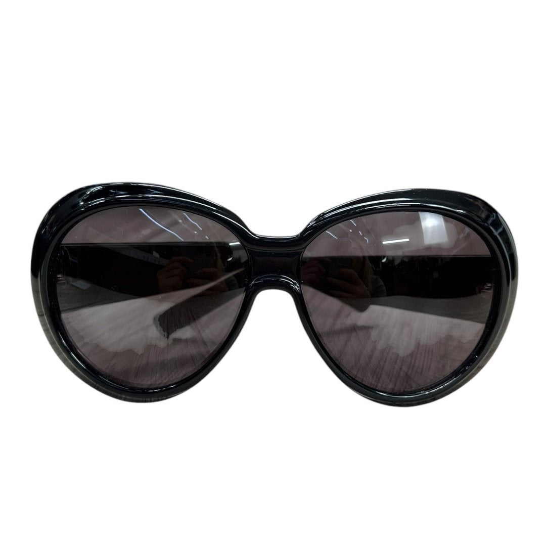 BOTTEGA VENETA Acetate BV 128 01F Black Silver Hardware NJ173