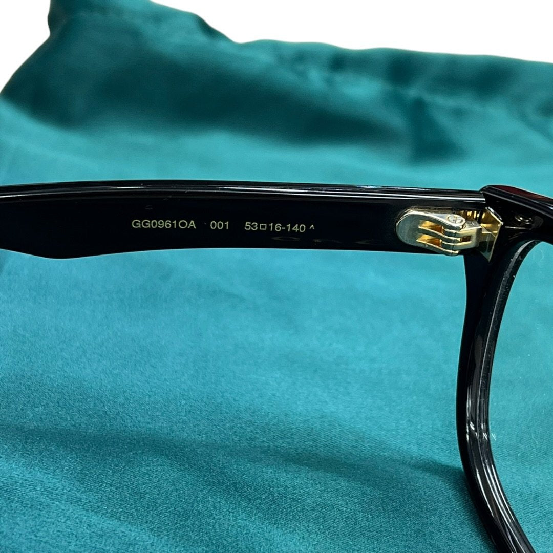 GUCCI Acetate GG0961OA Black Gold Hardware NJ171