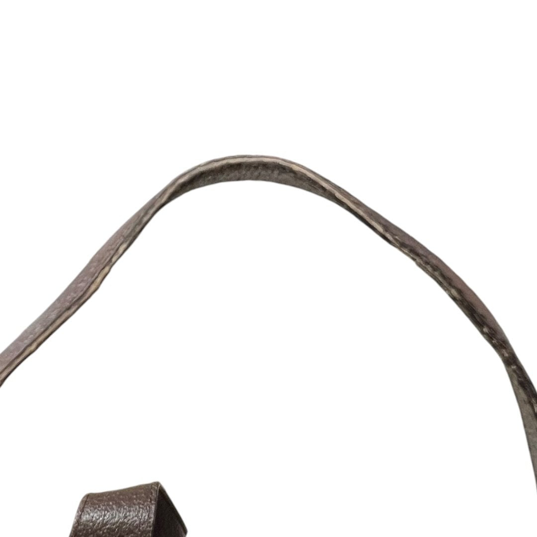 BVLGARI Jacquard Canvas, Leather BVLGARI Logo Canvas Tote Tote Charcoal Grey, Brown, Orange Silver Hardware BV54