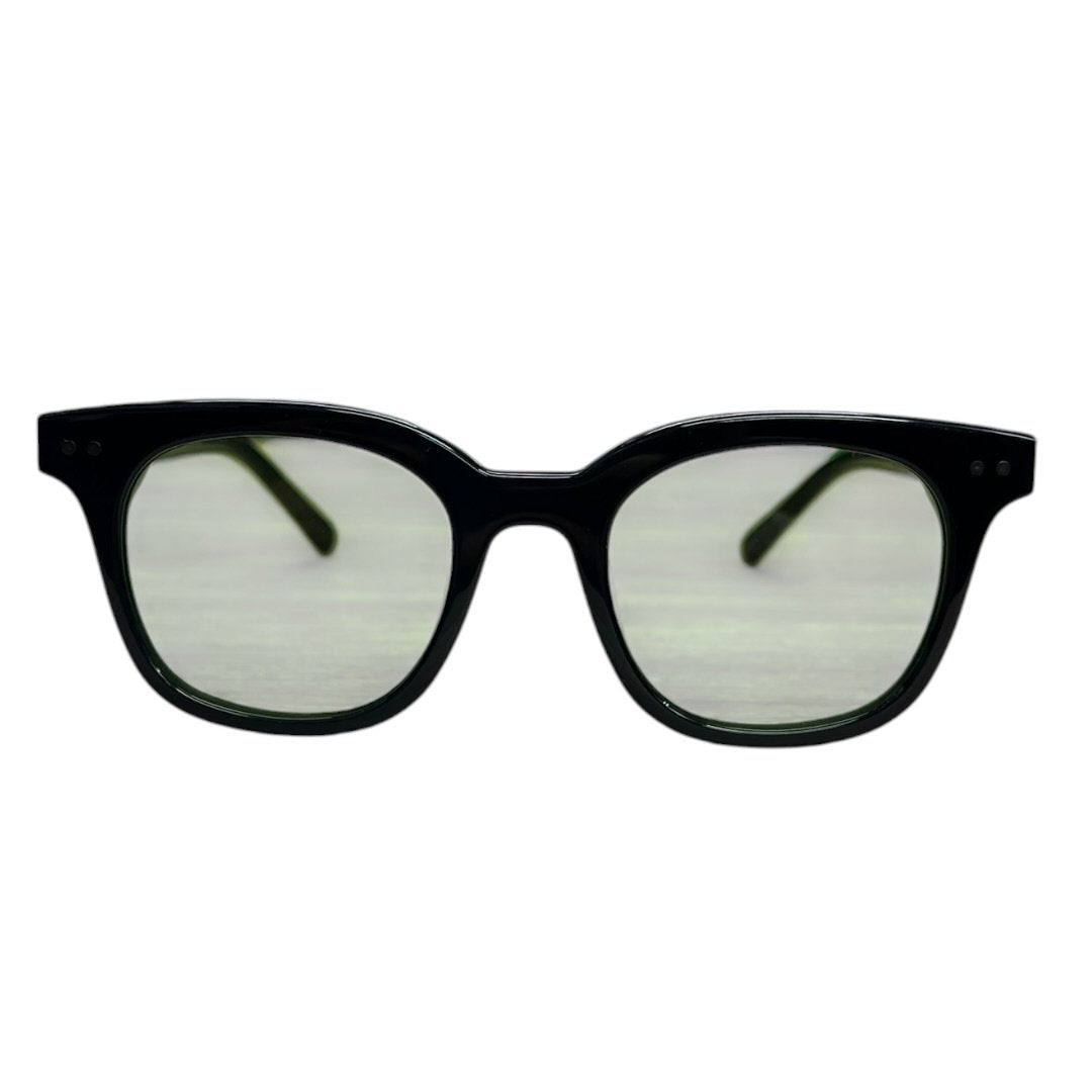 GENTLE MONSTER Acetate South Side Sunglasses Black, Green Gold-tone Hardware JU222