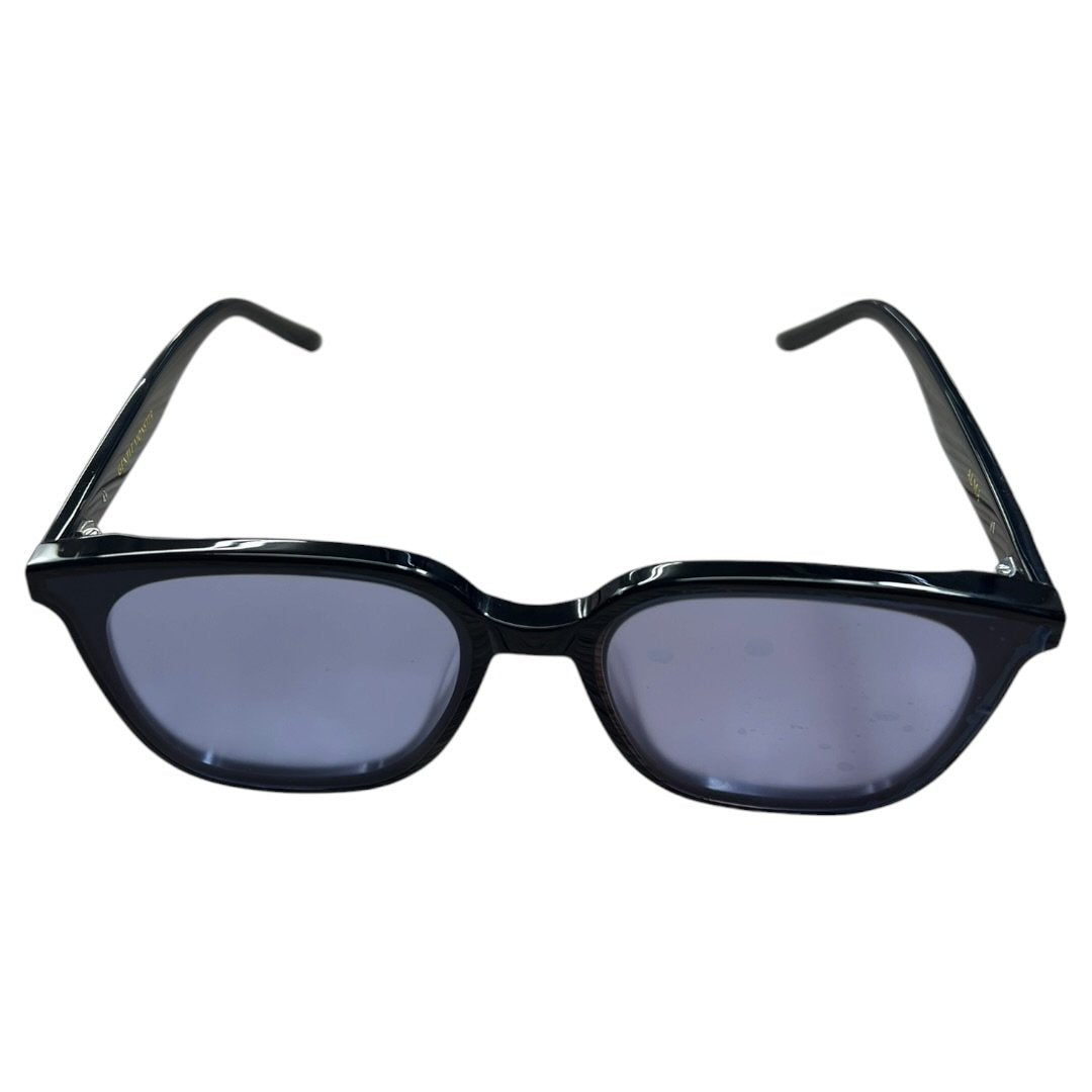 GENTLE MONSTER Acetate ALMA Sunglasses Black Silver Hardware JU221