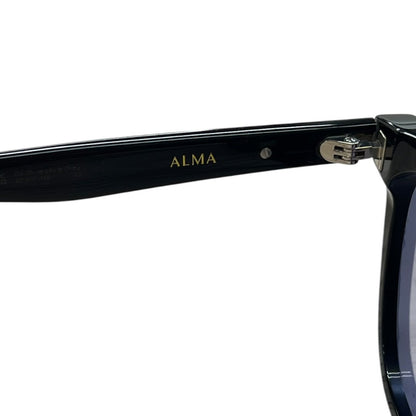 GENTLE MONSTER Acetate ALMA Sunglasses Black Silver Hardware JU221