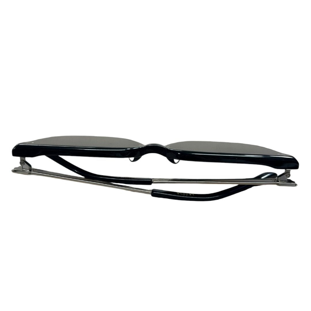 GENTLE MONSTER Acetate La Sola Sunglasses Black Silver Hardware JU220