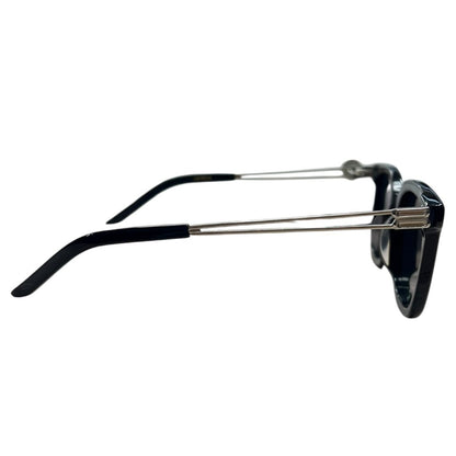 GENTLE MONSTER Acetate La Sola Sunglasses Black Silver Hardware JU220