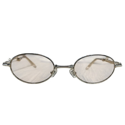 GENTLE MONSTER Metal PICO Sunglasses Silver, Brown Silver Hardware JU224