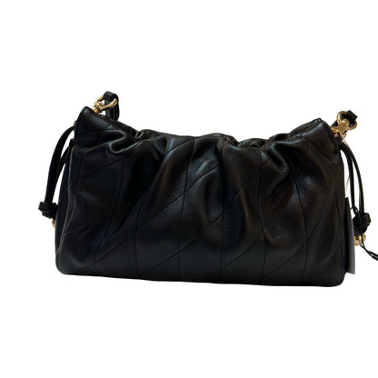 coach Leather Kira Crossbody Shoulder Bag Black Gold Hardware co34