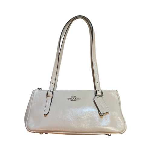 coach Leather Unknown Handbag Off-white Silver Hardware co36