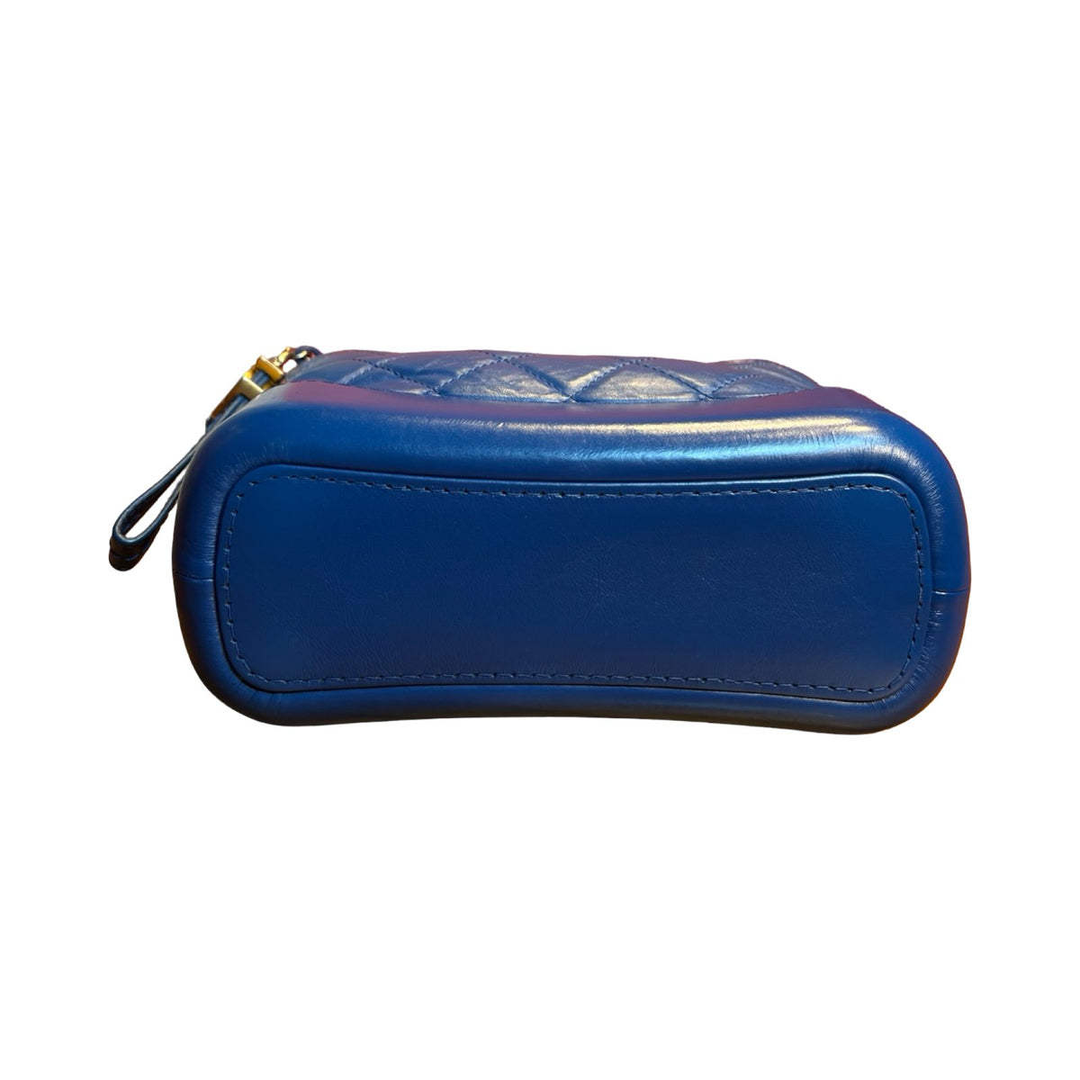 CHANEL Aged Calfskin Gabrielle Small Hobo Shoulder Bag Blue Mixed Hardware Ch2269