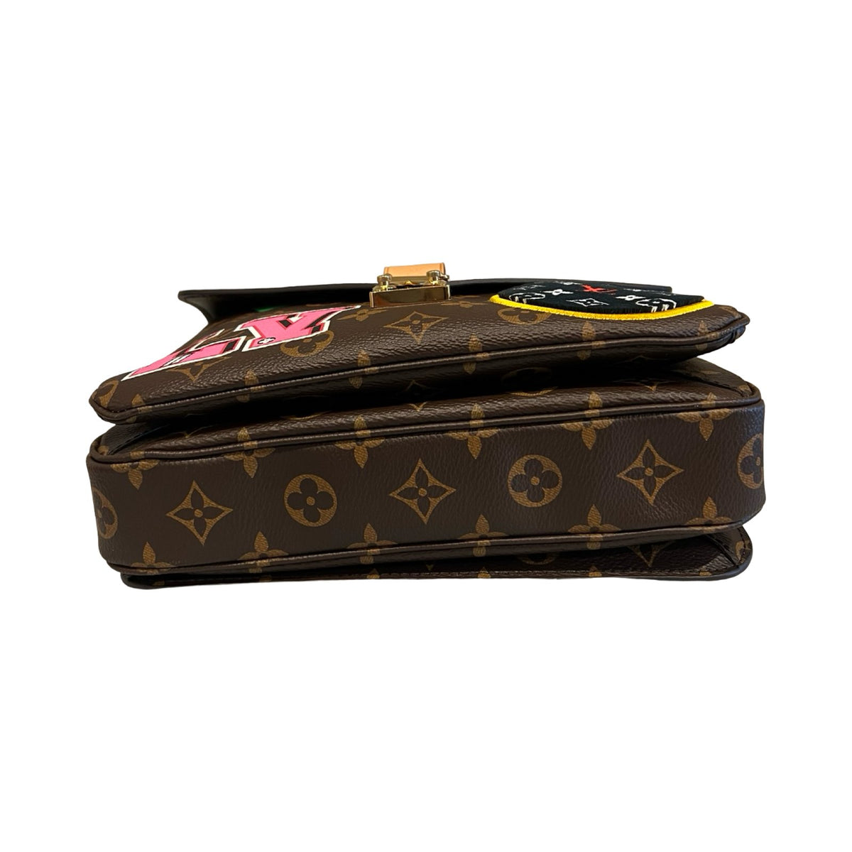 Louis Vuitton Monogram Canvas Pochette Métis Satchel/Shoulder Bag Brown, Multicolored Gold Hardware Lo2387
