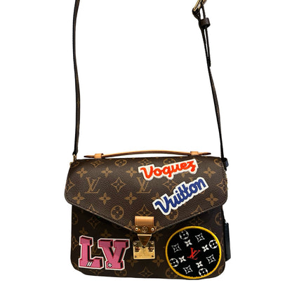 Louis Vuitton Monogram Canvas Pochette Métis Satchel/Shoulder Bag Brown, Multicolored Gold Hardware Lo2387