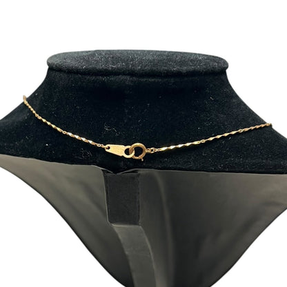 UNBRANDED Accessory 18K Gold Chain Necklace Gold Gold je53
