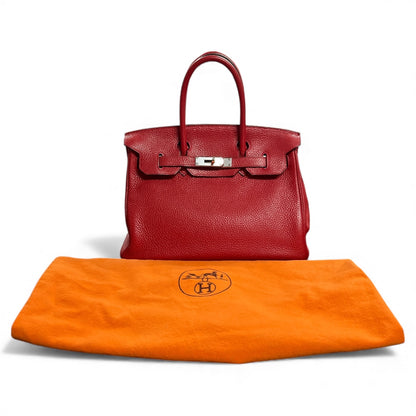 HERMES Birkin Verso 25 Togo Rouge HE371