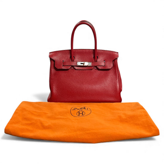 HERMES Birkin Verso 25 Togo Rouge HE371