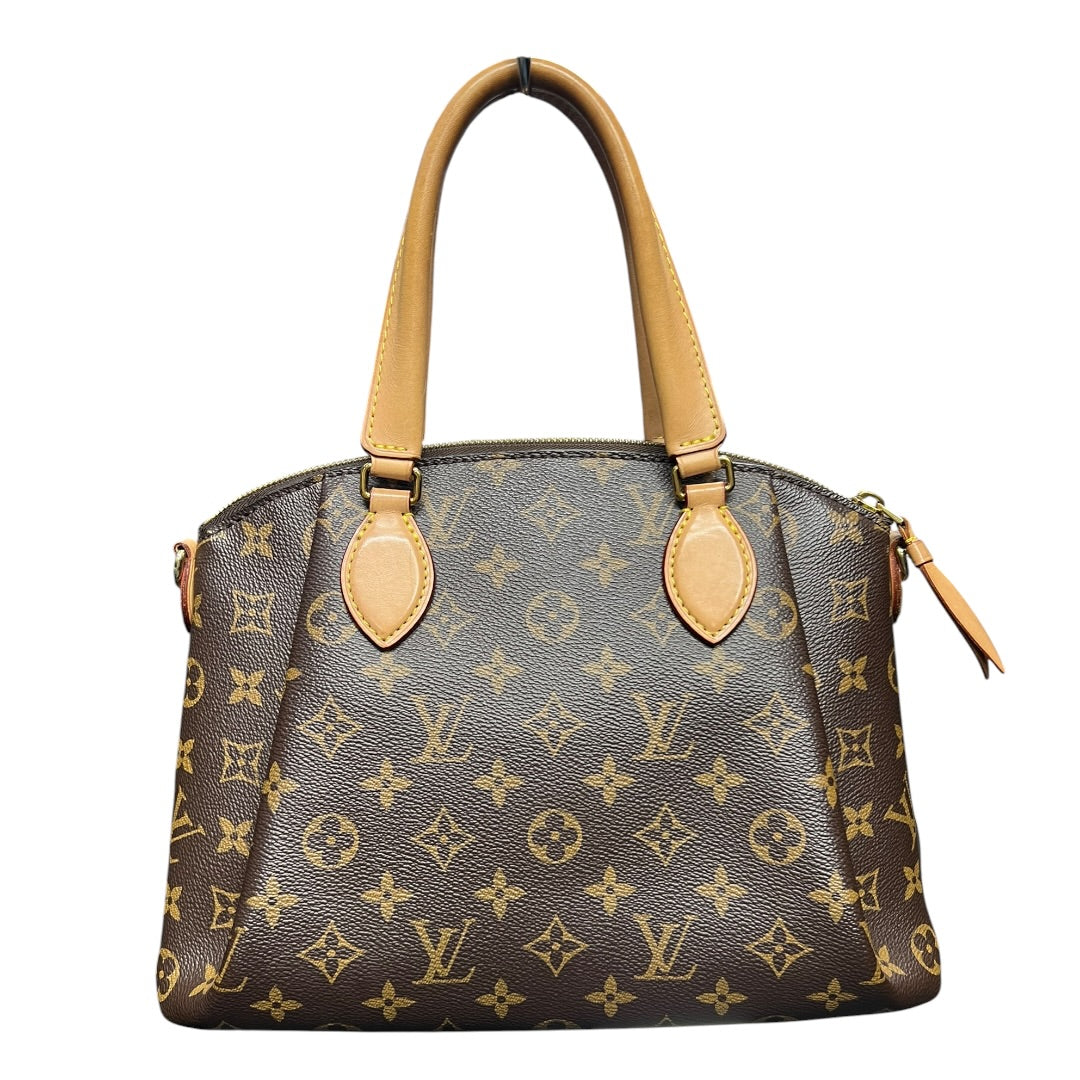 LOUIS VUITTON Monogram Turenne PM Handbag Monogram Brown, Natural Gold Hardware LO2294