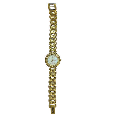 FENDI Gold-tone Metal, MOP Orologi Watch Gold, Mother-of-pearl Gold Hardware FE275