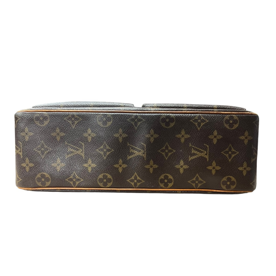 LOUIS VUITTON Monogram, Vachetta Sac Rabat Shoulder Bag Brown, Tan Gold Hardware Se1