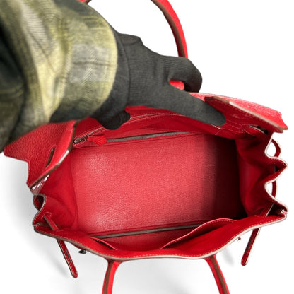 HERMES Birkin Verso 25 Togo Rouge HE371