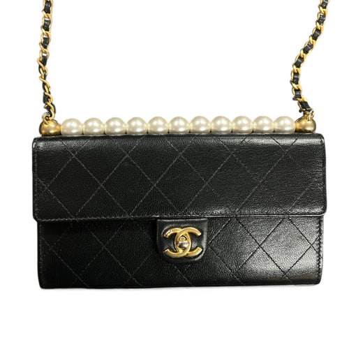 CHANEL Matelassé Chain Wallet  Shoulder Bag CH2034