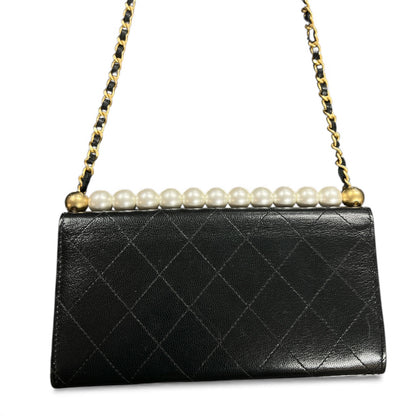 CHANEL Matelassé Chain Wallet Shoulder Bag CH2034