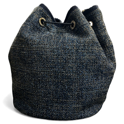 CHANEL Deauville Tweed Bucket Bag CH2029