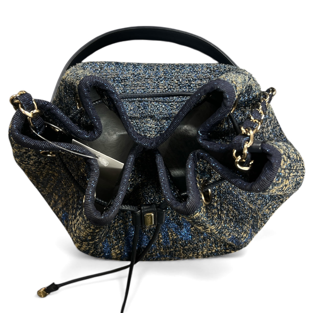 CHANEL Deauville Tweed Bucket Bag CH2029