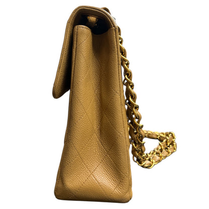 CHANEL Beige Chain Shoulder Bag CH2027