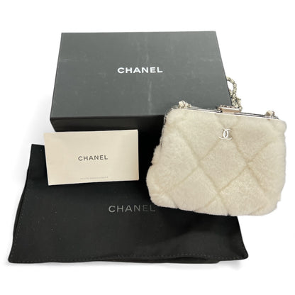 CHANEL Fur Mini Shoulder Pouch CH1995