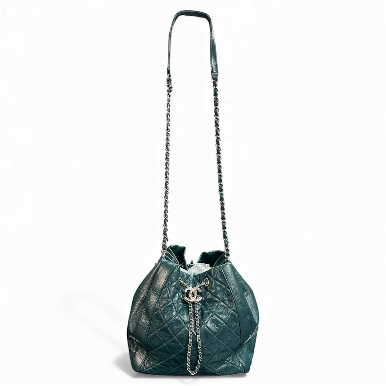 CHANEL Matelasse Drawstring Handbag CH1994