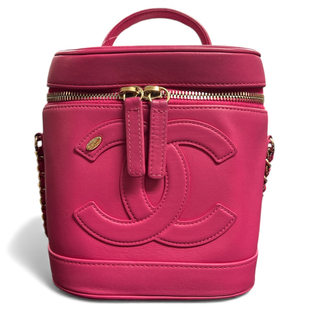CHANEL Pink Vanity 2-Way Chain Shoulder Bag CH1979