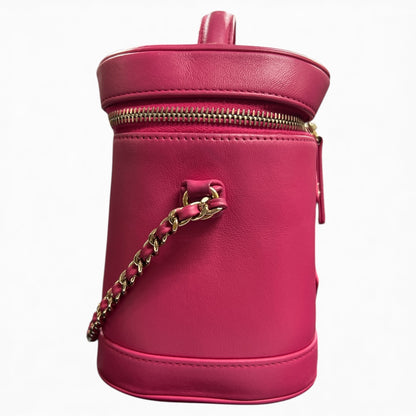 CHANEL Pink Vanity 2-Way Chain Shoulder Bag CH1979