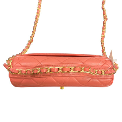 CHANEL Matelasse Top Handle Shoulder Bag CH1966