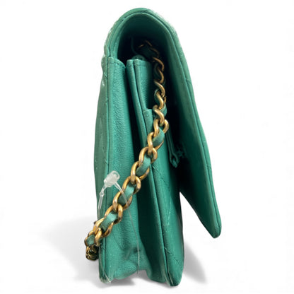 CHANEL Matelasse Chain Wallet Shoulder Bag CH1963