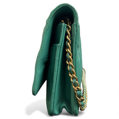 CHANEL Matelasse Chain Wallet Shoulder Bag CH1963
