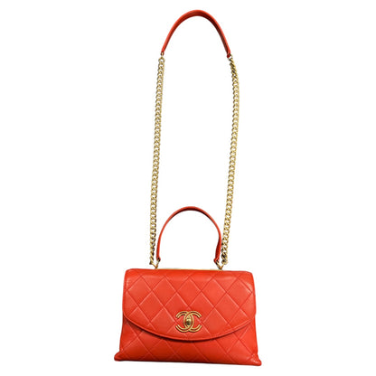 CHANEL Matelassé Lambskin 2Way Handbag CH1941