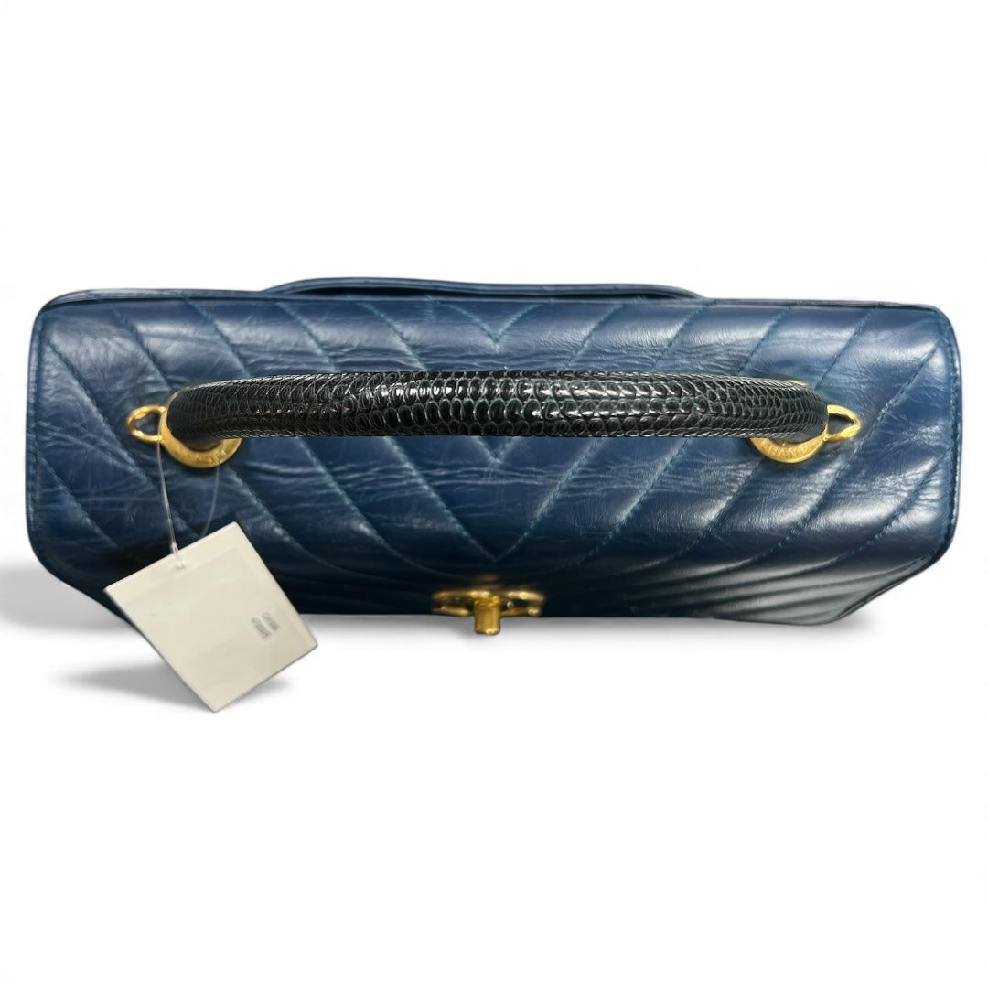CHANEL Navy Coco Handle Shoulder Bag CH1939